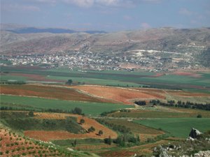 View on the drive to the Bekaa Valley