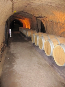 Inside the caves of Château Ksara