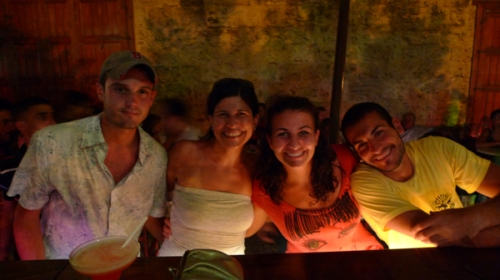 Charles, Ozge, me and Omar at Iguana