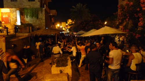 Dancing in the streets of Byblos (photo by Ozge)